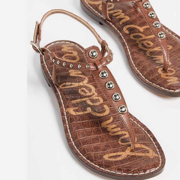 Sam Edelman Shoes - Sam Edelman Gig T-Strap Studded Thong Sandals Size 8